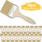 96 Pcs Paint Brushes Bulk, Natural Bristle Chip Brushes with Wooden Handle, Flat Art Applicators for Wall, Furniture, Kids, Fences Details
